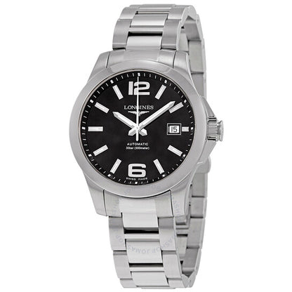 Longines, Conquest Automatic Black Dial Men's 39mm Watch