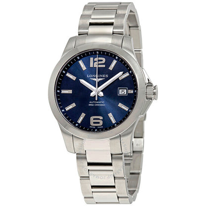 Longines, Conquest Automatic Blue Dial Men's 39mm Watch