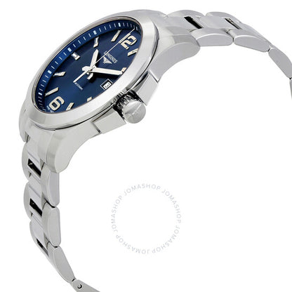 Longines, Conquest Blue Dial Stainless Steel Men's 43mm Watch