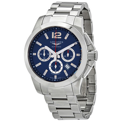 Longines, Conquest Chronograph Automatic Blue Dial Men's Watch