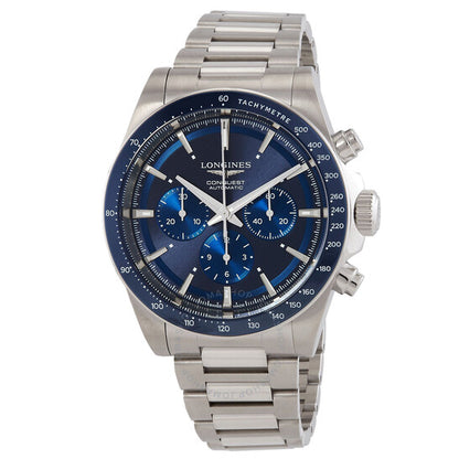 Longines, Conquest Chronograph Automatic Blue Dial Men's Watch
