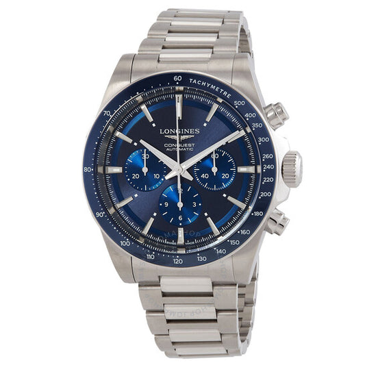 Longines, Conquest Chronograph Automatic Blue Dial Men's Watch
