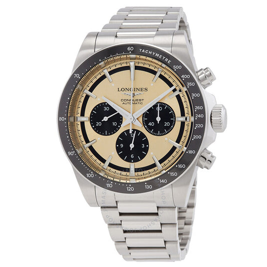 Longines, Conquest Chronograph Automatic Champage Dial Men's Watch