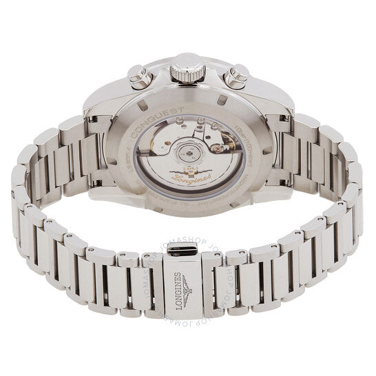 ساعة لونجين كونكويست كرونوغراف أوتوماتيكية بمينا شمبانيا للرجال