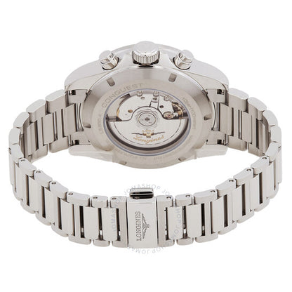 ساعة لونجين كونكويست كرونوغراف أوتوماتيكية بمينا شمبانيا للرجال