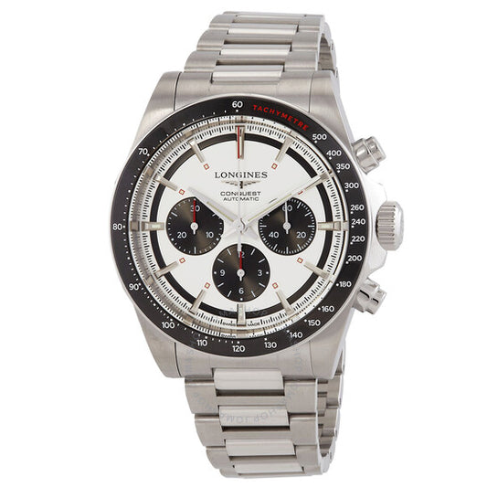 Longines, Conquest Chronograph Automatic Silver Dial Men's Watch