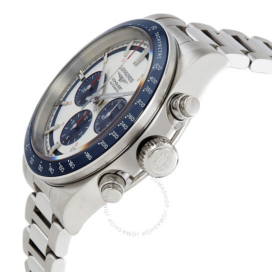 Longines, Conquest Chronograph Automatic Silver Dial Men's Watch