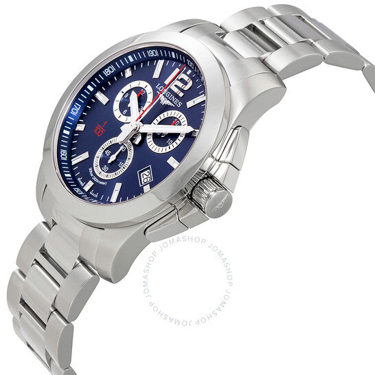 Longines, Conquest Chronograph Blue Dial Men's Watch