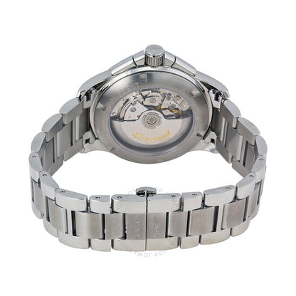 لونجين كونكويست كرونوغراف مينا فضية ستانلس ستيل للرجال