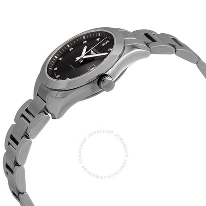 لونجين، ساعة كونكويست كلاسيك أوتوماتيكية بمينا أسود للسيدات