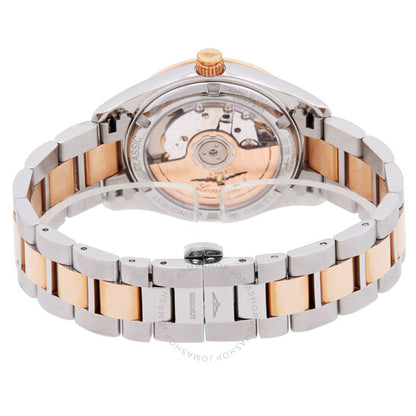 لونجين، ساعة كونكويست كلاسيك أوتوماتيكية بمينا أسود للسيدات