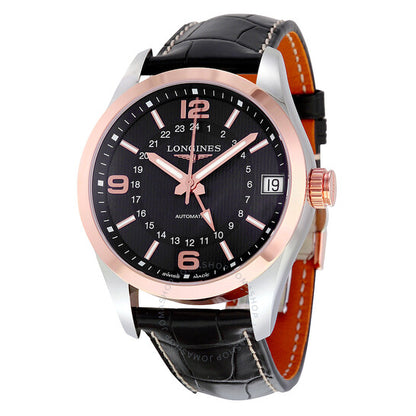 Longines, Conquest Classic Black Dial GMT Automatic Men's Watch