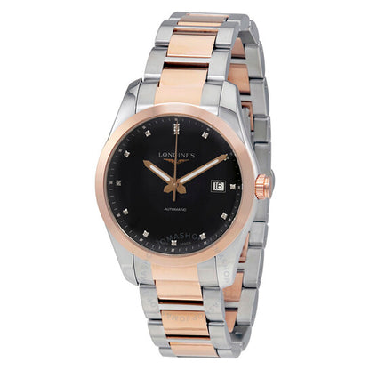 Longines, Conquest Classic Black Diamond Dial Automatic Men's Watch