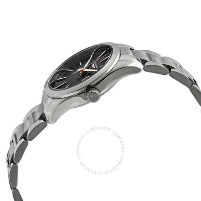 ساعة لونجين كونكويست كلاسيك كوارتز بمينا سوداء للسيدات