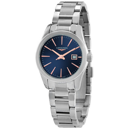 Longines, Conquest Classic Quartz Blue Dial Ladies Watch
