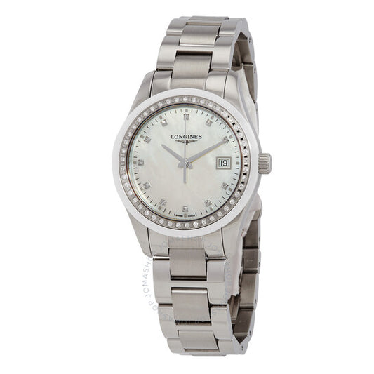 Longines, Conquest Classic Quartz Diamond Ladies Watch