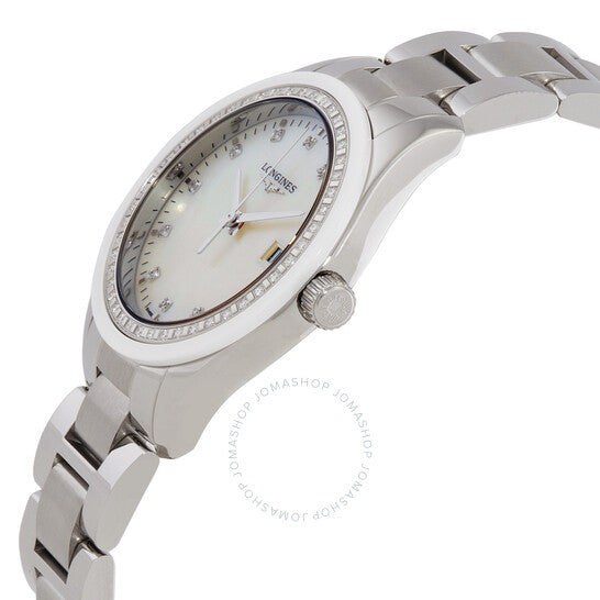 Longines, Conquest Classic Quartz Diamond Ladies Watch