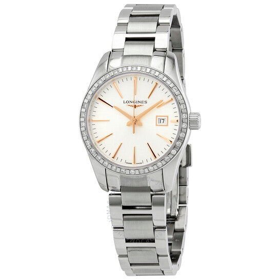 Longines, Conquest Classic Quartz Silver Dial Ladies Watch L22860726
