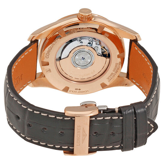 لونجين، ساعة كونكويست كلاسيك أوتوماتيكية للرجال بمينا فضي