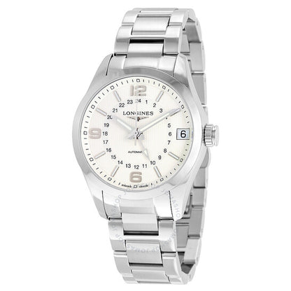 Longines, Conquest Classic GMT Automatic Silver Dial Men's Watch