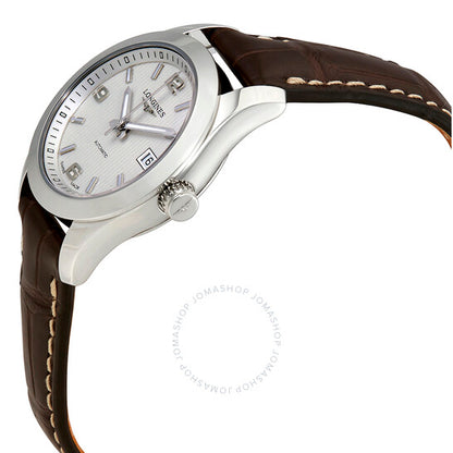 ساعة لونجين كونكويست كلاسيك للسيدات بمينا فضي L22854763