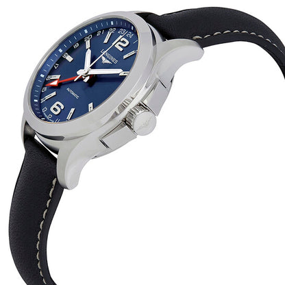 لونجين، ساعة كونكويست جي إم تي أوتوماتيكية للرجال بمينا أزرق