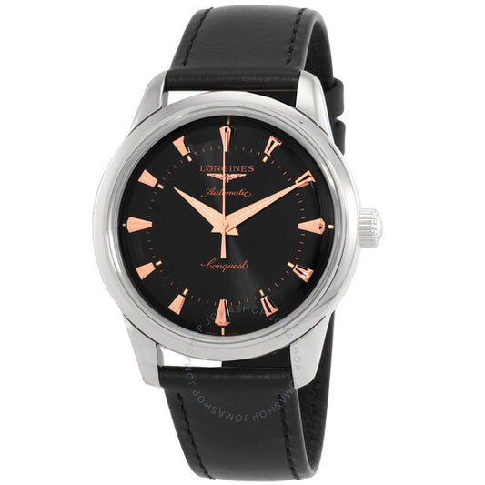 Longines, Conquest Heritage Automatic Black Dial Men's Watch