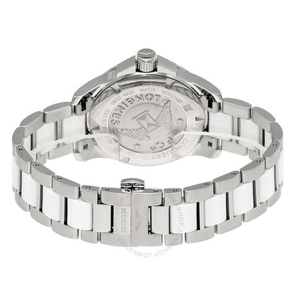 Longines, Conquest Mother of Pearl Dial Diamond Ladies Watch