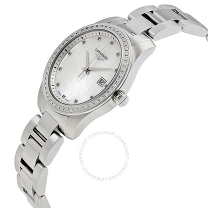 Longines, Conquest Mother of Pearl Dial Ladies Watch