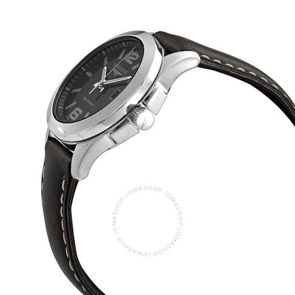 Longines, Conquest Quartz Black Dial Ladies Watch