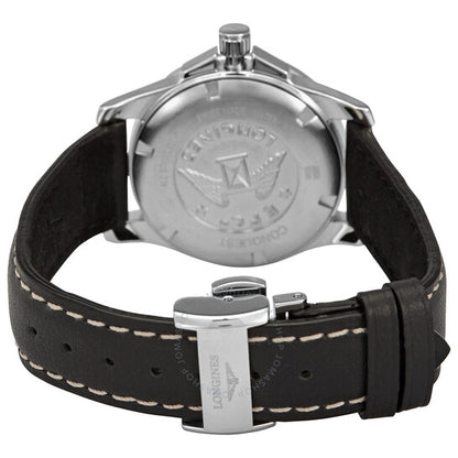 Longines, Conquest Quartz Black Dial Ladies Watch