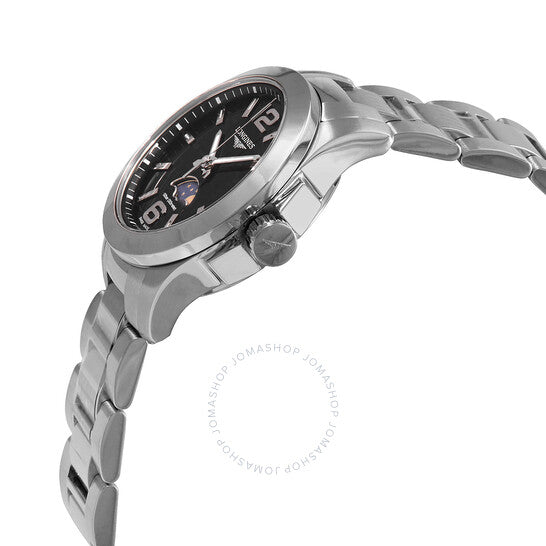 Longines, Conquest Quartz Black Dial Ladies Watch