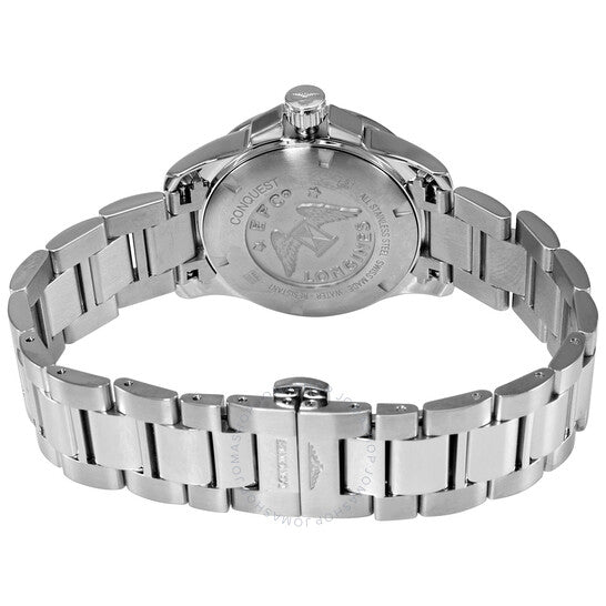 Longines, Conquest Quartz Black Dial Ladies Watch