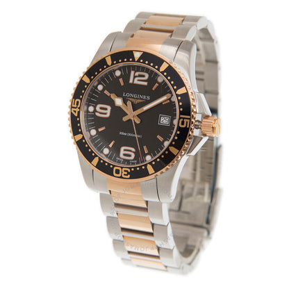 Longines, Conquest Quartz Black Dial Men's 41 mm Watch