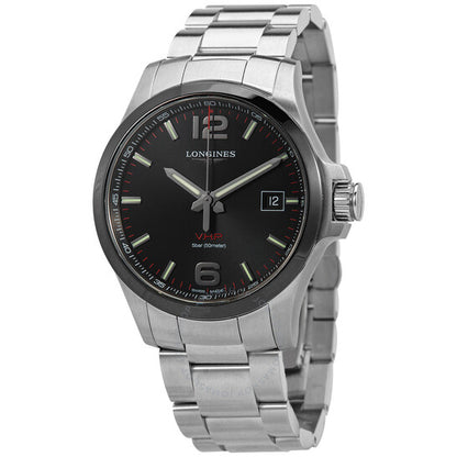 Longines, Conquest Quartz Black Dial Men's Watch L37294566