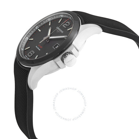 ساعة لونجين كونكويست كوارتز للرجال بمينا أسود L37294569