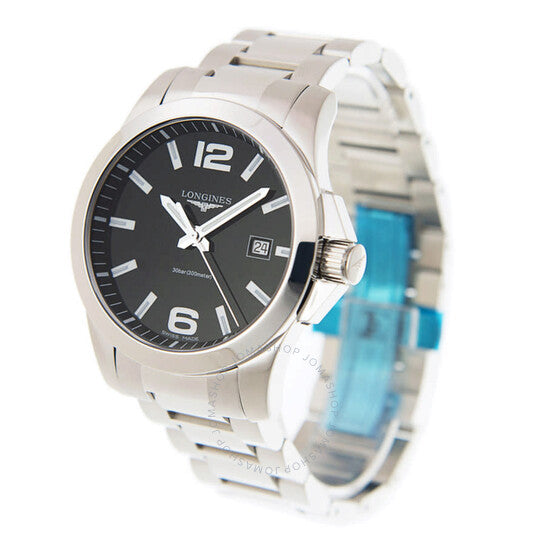 Longines, Conquest Quartz Black Dial Men's Watch