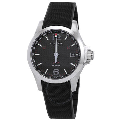Longines, Conquest Quartz Black Dial Watch