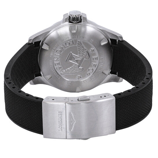 Longines, Conquest Quartz Black Dial Watch