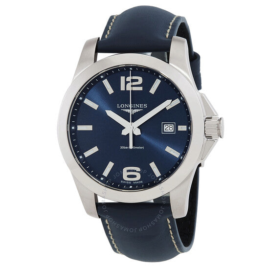 Longines, Conquest Quartz Blue Dial Men's Watch