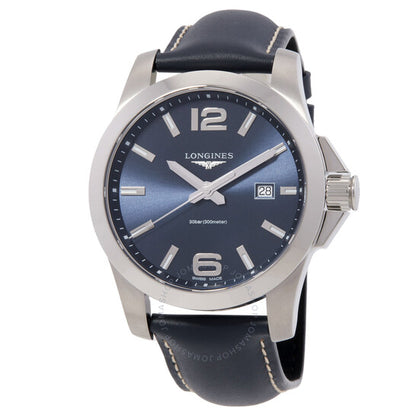 Longines, Conquest Quartz Blue Dial Men's Watch