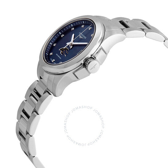 Longines, Conquest Quartz Diamond Ladies Moon Phase Watch