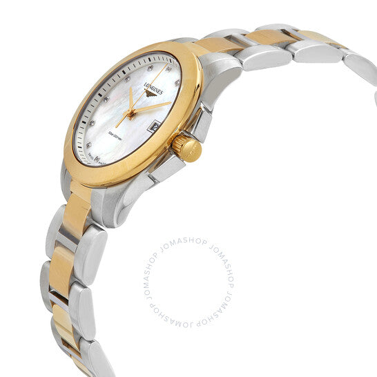 Longines, Conquest Quartz Diamond Ladies Watch
