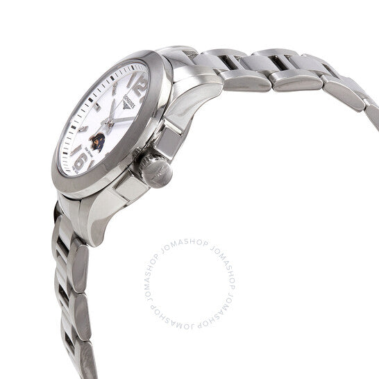 Longines, Conquest Quartz White Dial Ladies Watch