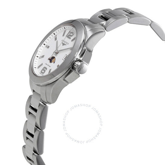 Longines, Conquest Quartz White Dial Ladies Watch