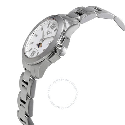 Longines, Conquest Quartz White Dial Ladies Watch