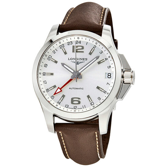 Longines, ConquestAutomatic GMT Silver Dial Men's Watch L36874764