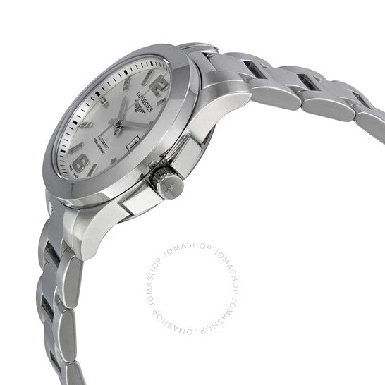 Longines, Conquest Automatic Silver Dial Stainless Steel Ladies Watch