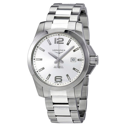 Longines, Conquest Automatic Silver Dial Men's 43mm Watch