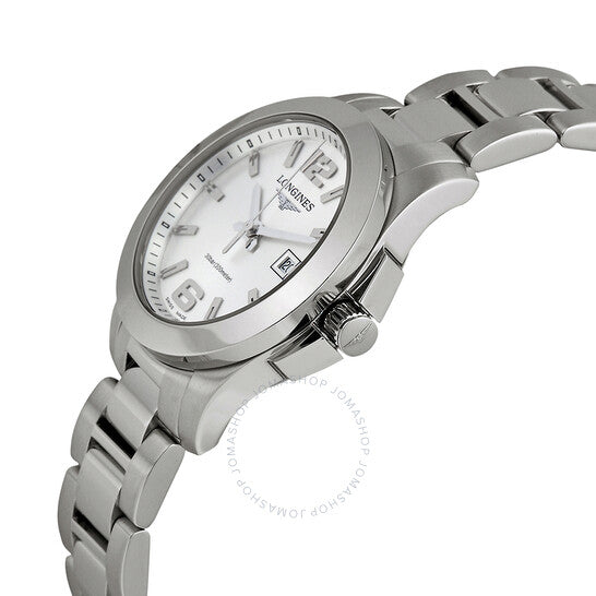 Longines, Conquest Stainless Steel Ladies Watch L32774766